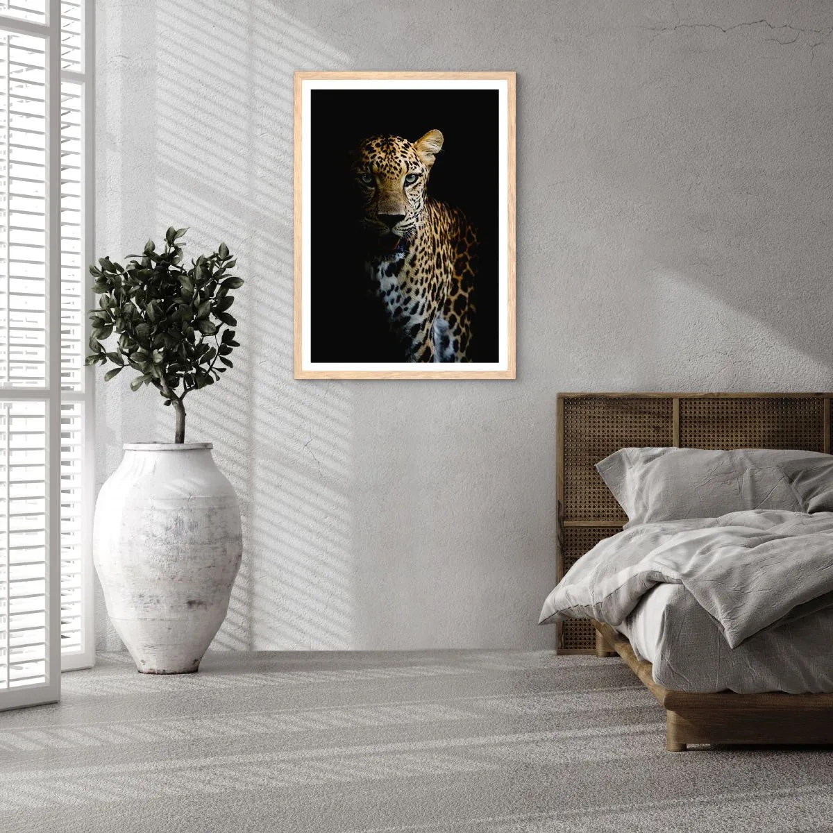 Poster in cornice rovere chiaro - Bellezza tenebrosa - 40x50 cm