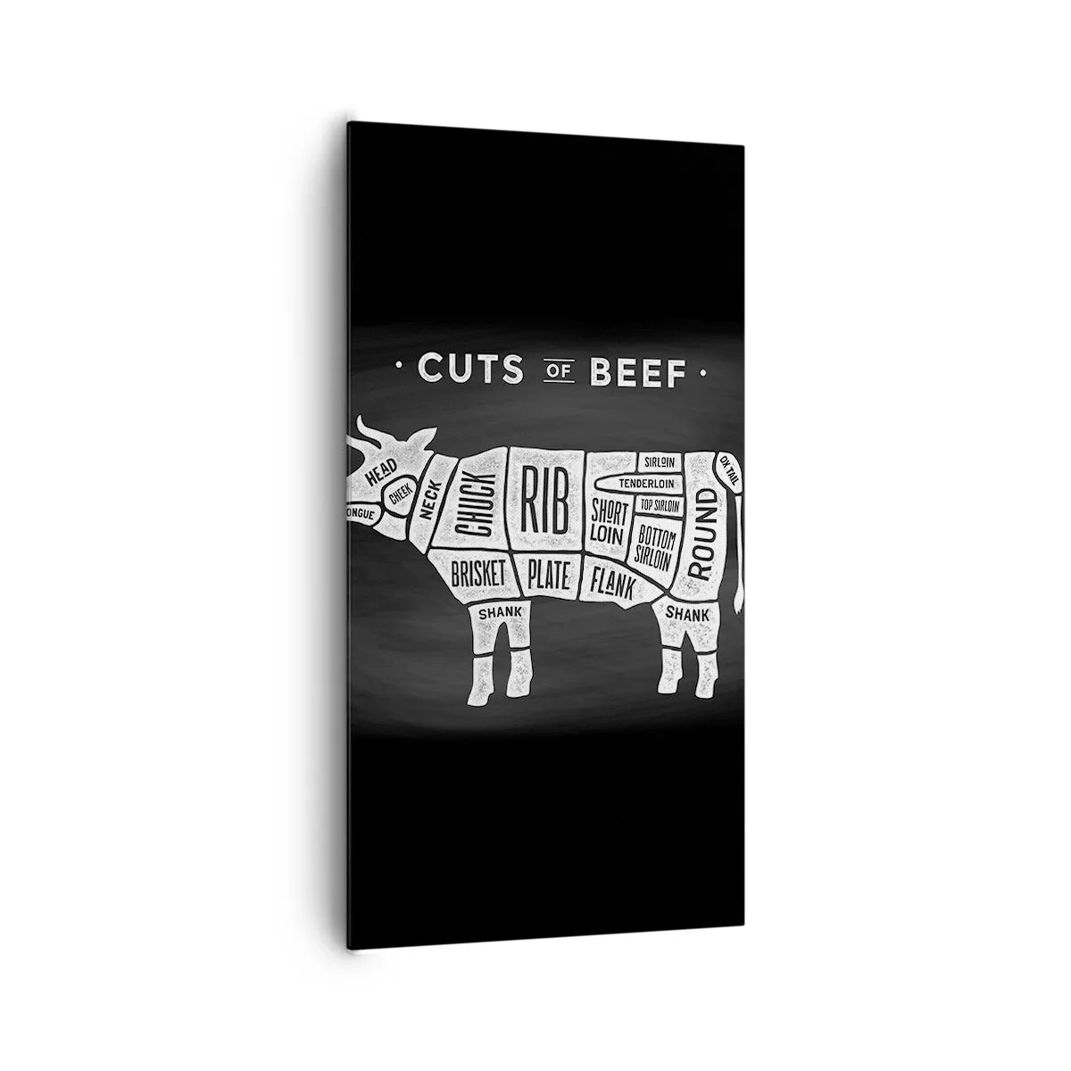 Quadro su tela - Stampe su Tela - Il sillabario del macellaio - 65x120 cm