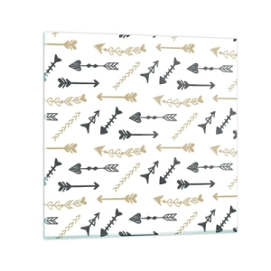 Quadro su vetro - Il sogno dell'arciere - 70x70 cm