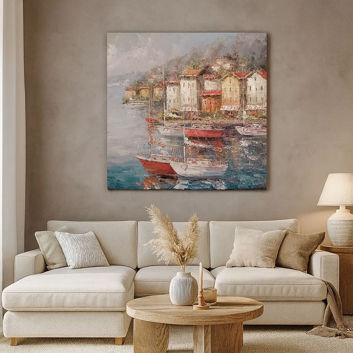 Quadro su tela - Stampe su Tela - Molo romantico - 30x30 cm