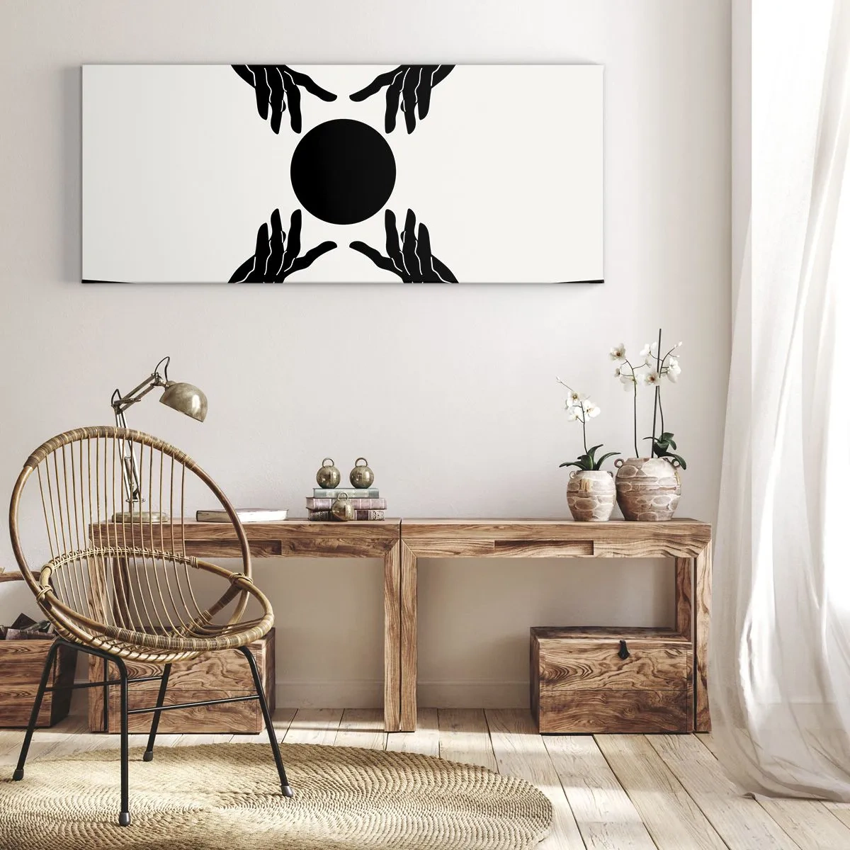 Quadro su tela - Stampe su Tela - Segno misterioso - 100x40 cm