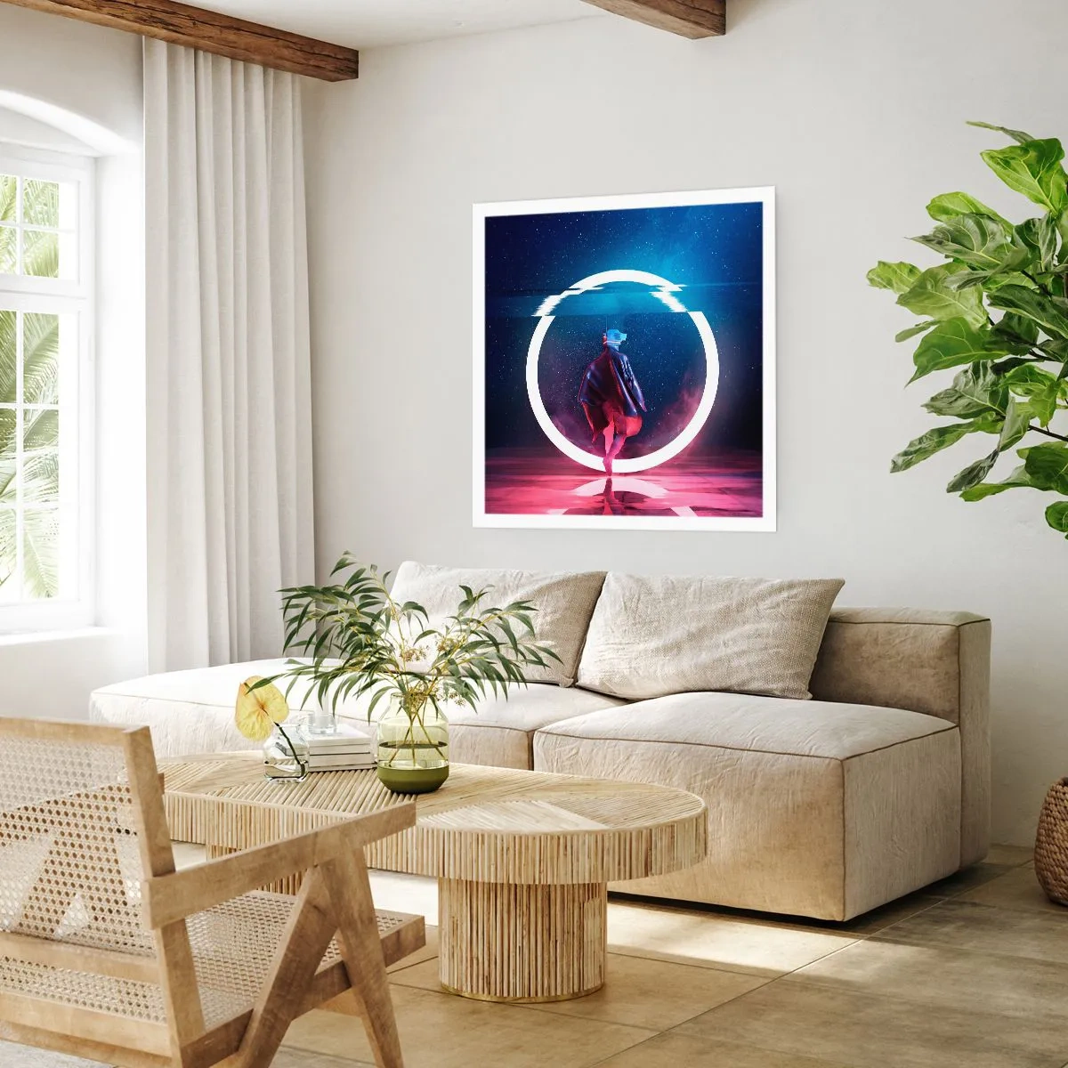 Poster - Tra due mondi - 60x60 cm