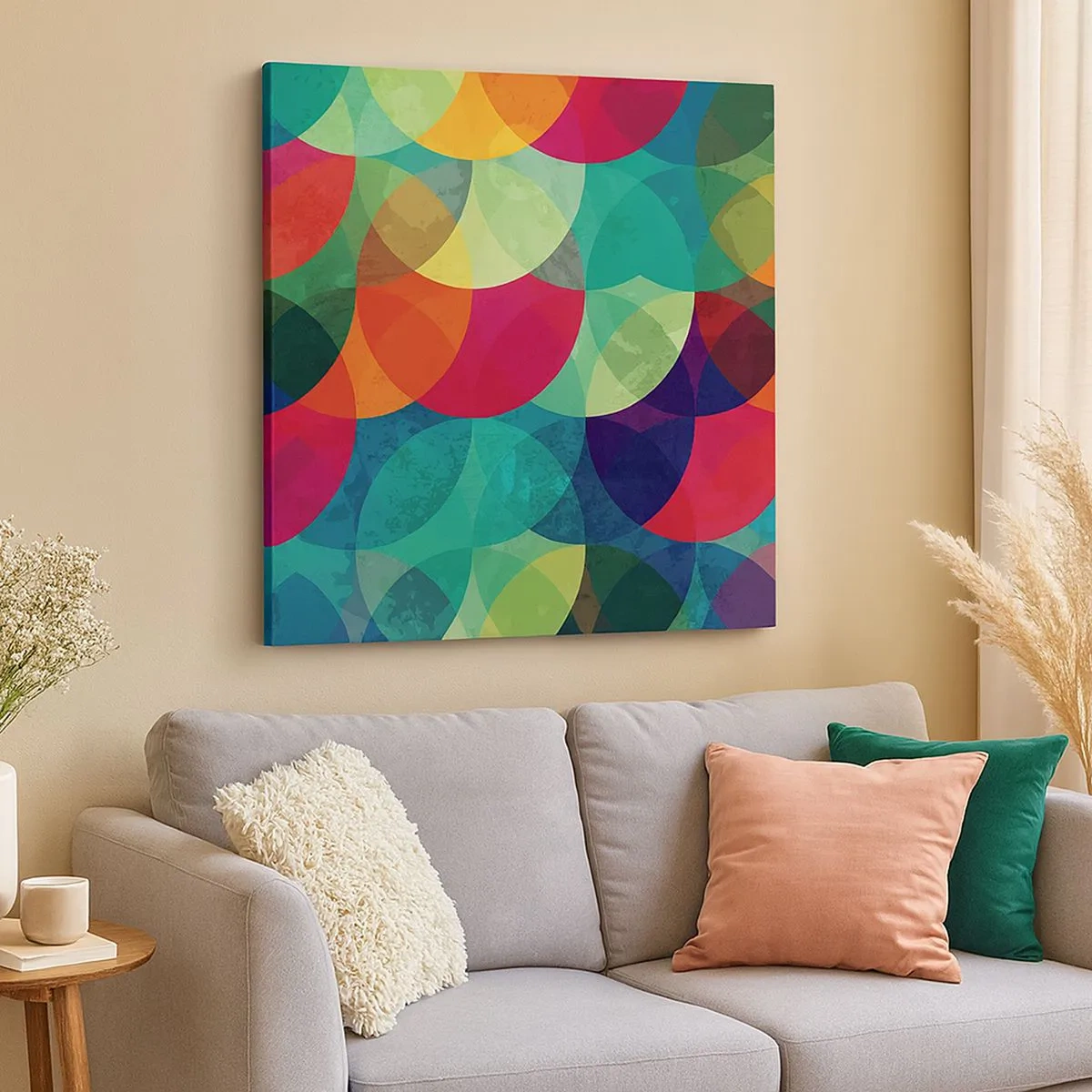 Quadro su tela - Stampe su Tela - Ascensione arcobaleno - 30x30 cm