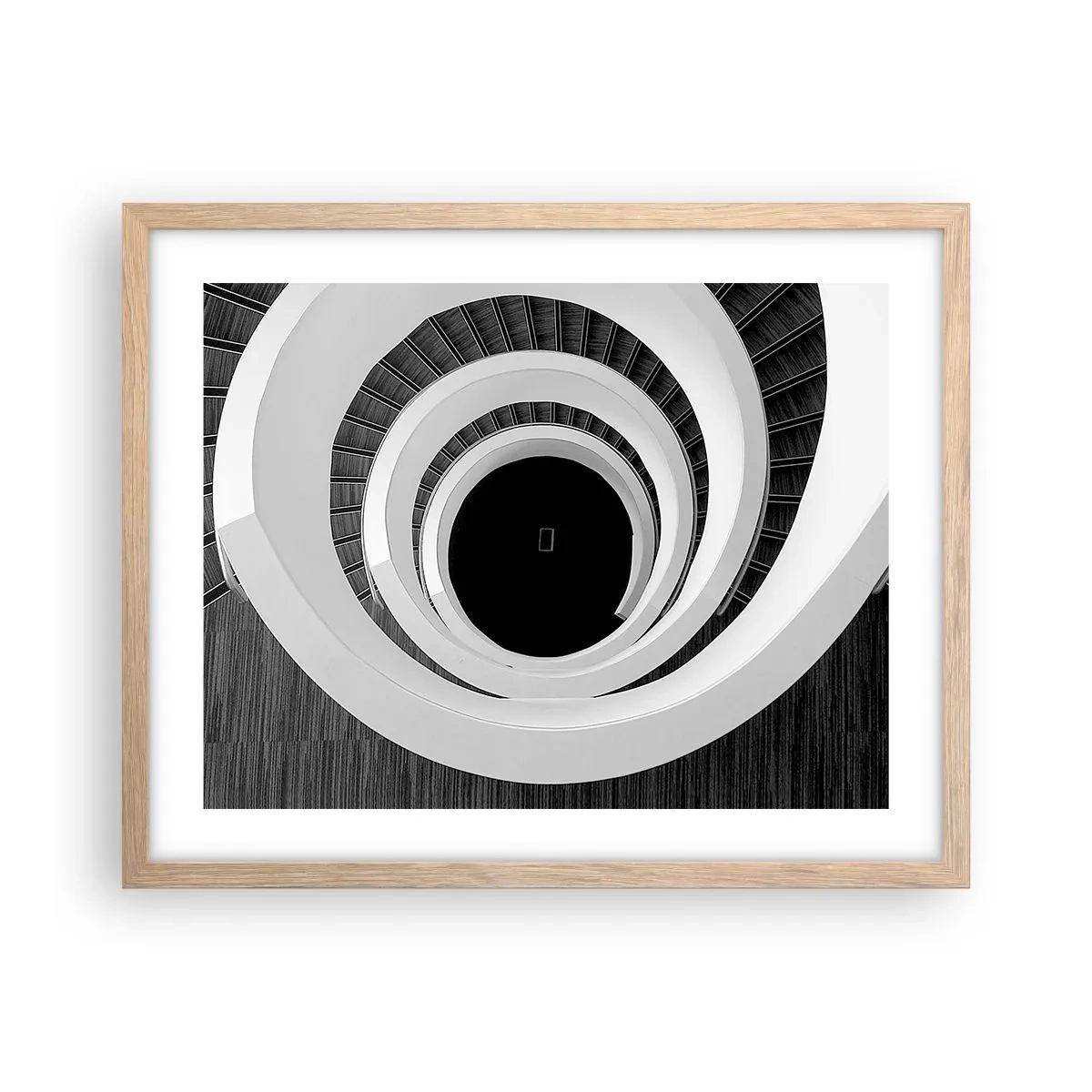 Poster in cornice rovere chiaro - Verso l'essenza delle cose - 50x40 cm