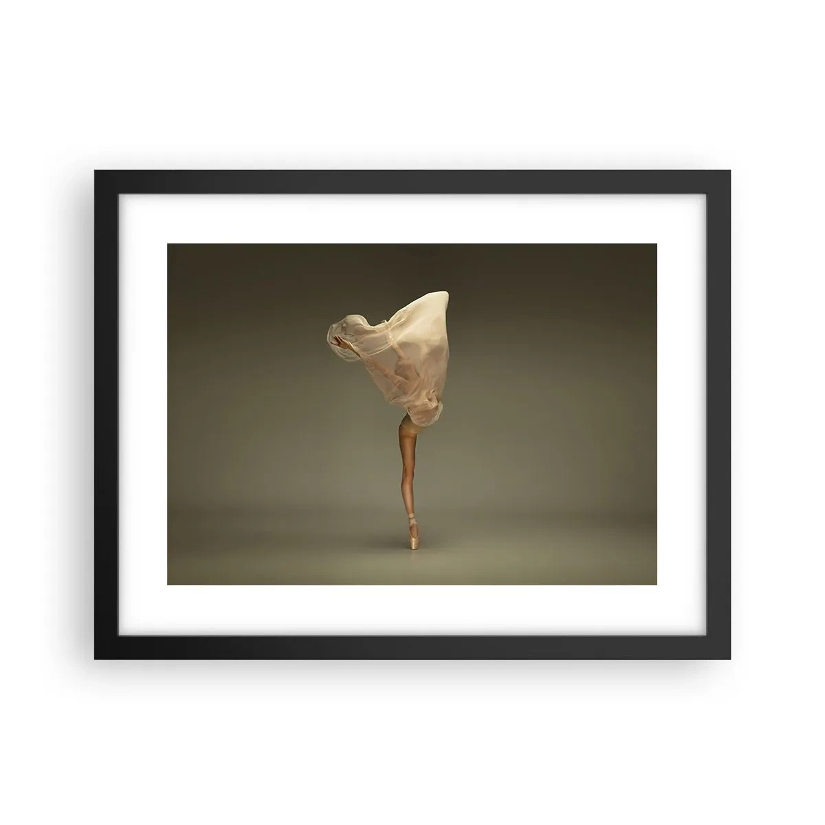 Poster in cornice nera - Adesso vola via - 40x30 cm