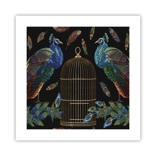 Poster - Con gli abiti reali - 40x40 cm