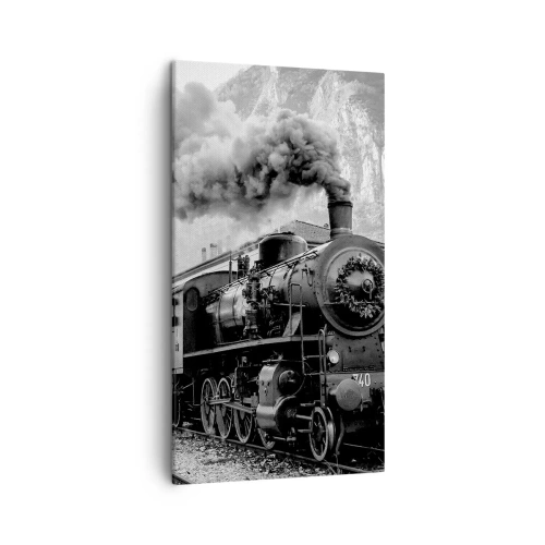 Quadro su tela - Stampe su Tela - Ferma alla stazione... - 45x80 cm