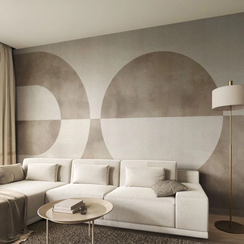 Fotomurali Premium Sand - Analogie e differenze - Minimalismo, Luminoso, Forme - 150x105 cm