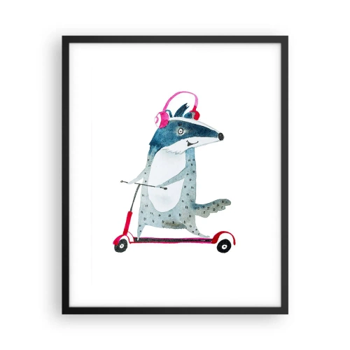 Poster in cornice nera - Tassi di gioia - 40x50 cm