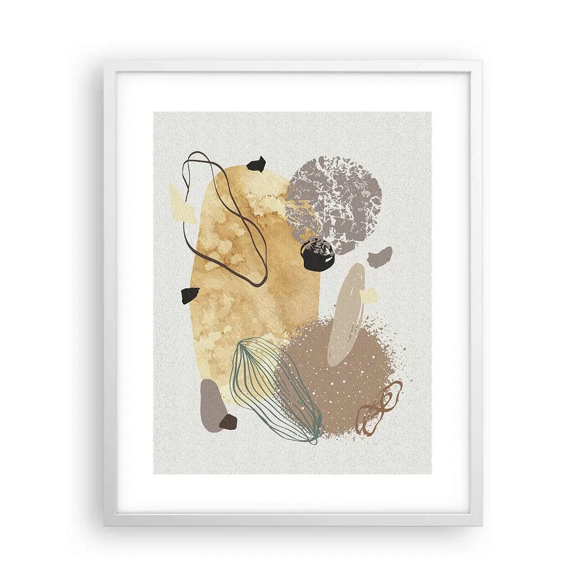 Poster in cornice bianca - Schizzologia applicata - 40x50 cm