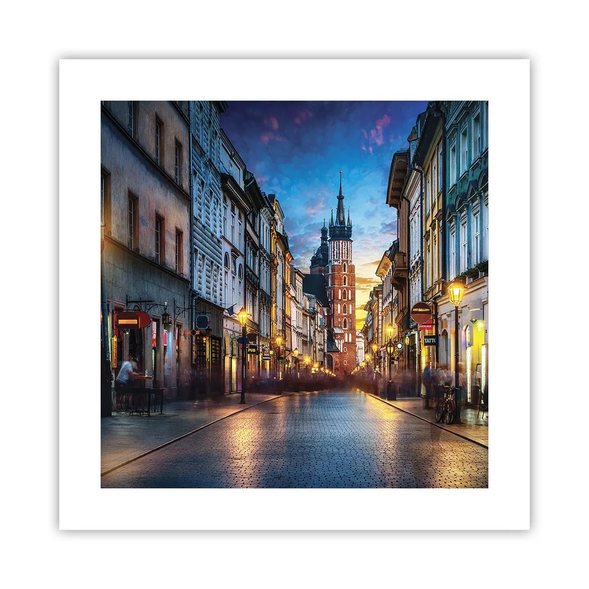 Poster - La magia di Cracovia - 40x40 cm