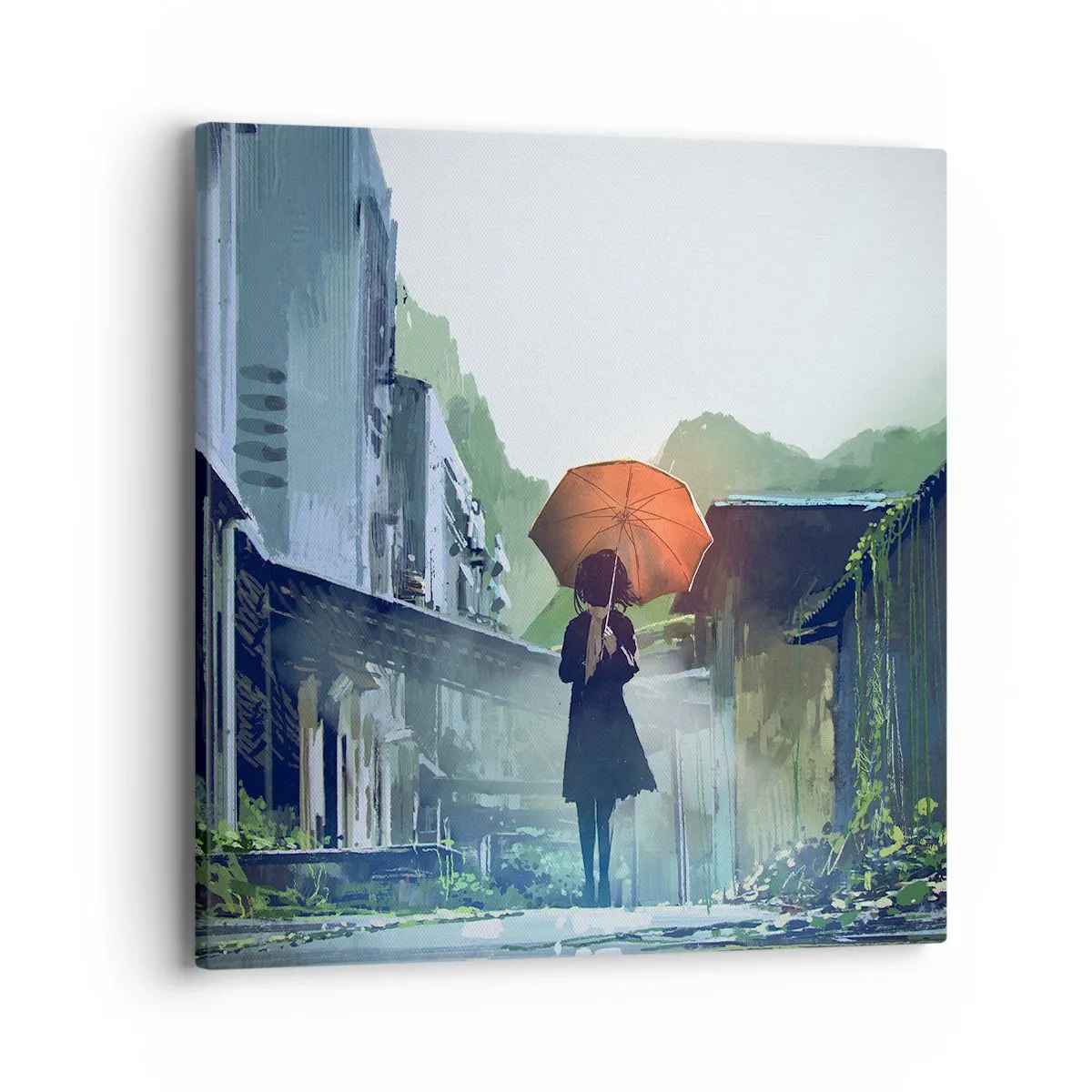 Quadro su tela - Stampe su Tela - Pioggia vivificante - 40x40 cm