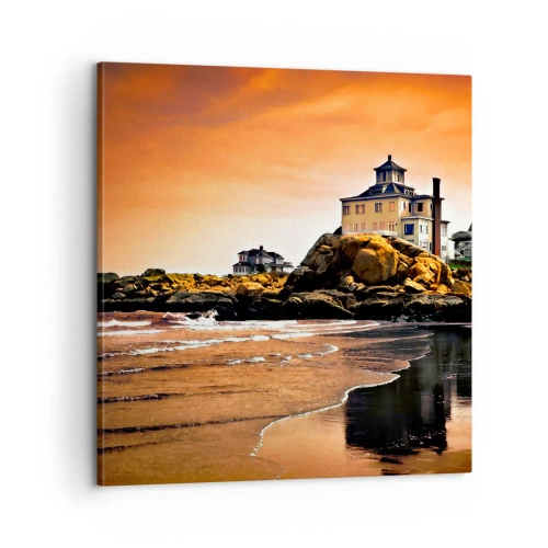 Quadro su tela - Stampe su Tela - L'eleganza della costa ovest - 60x60 cm