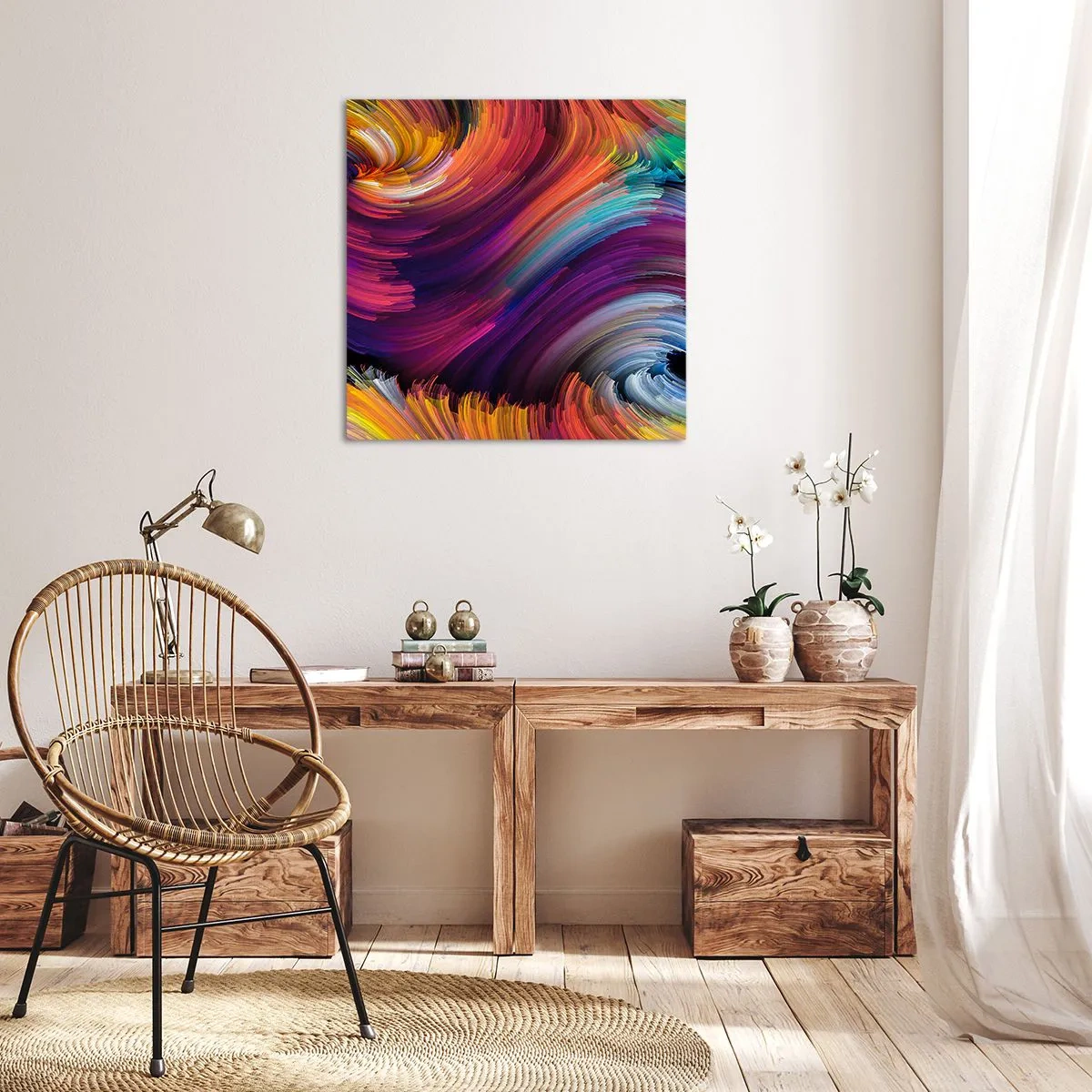 Quadro su tela - Stampe su Tela - L'inizio del nuovo mondo - 40x40 cm