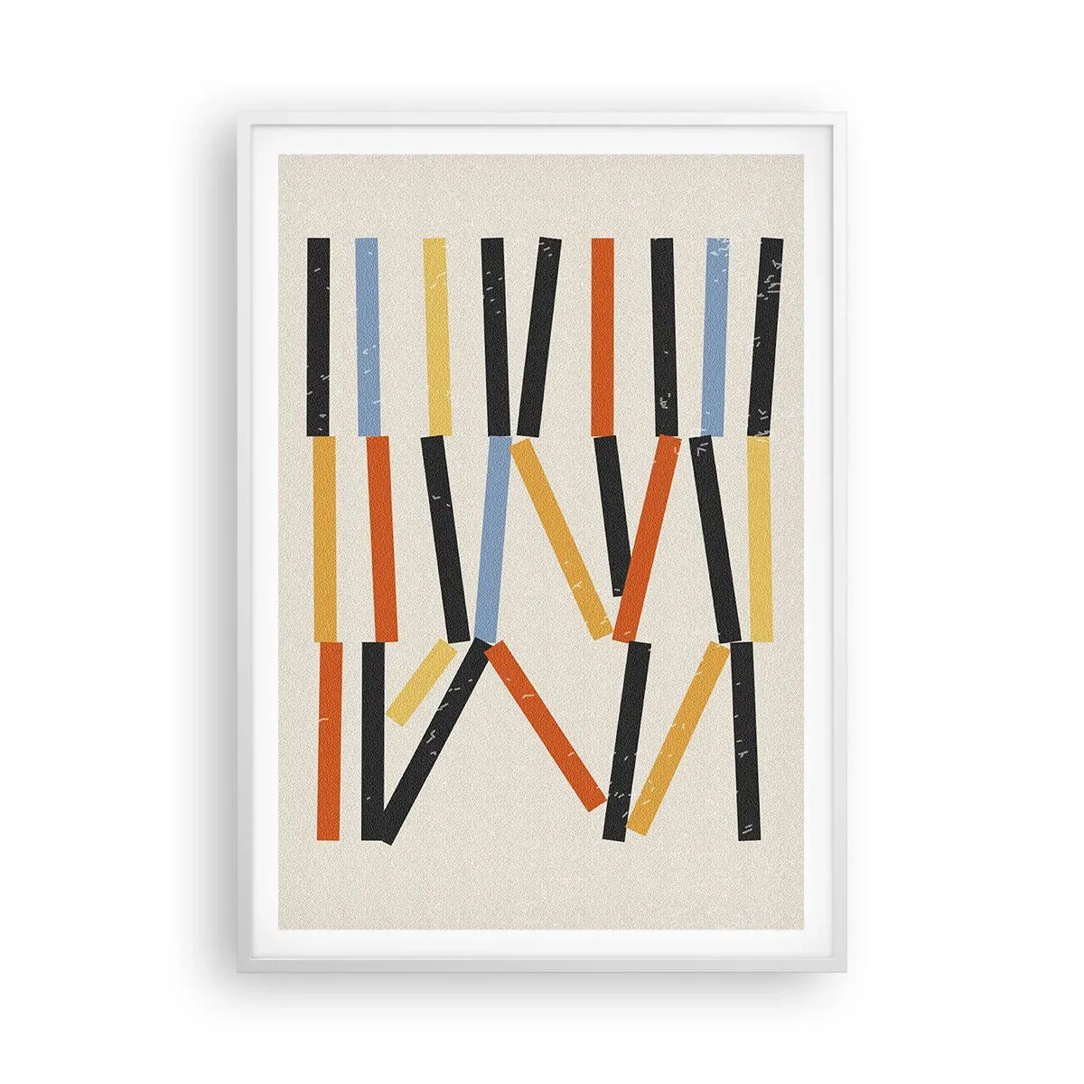 Poster in cornice bianca - Composizione orizzontale - 70x100 cm