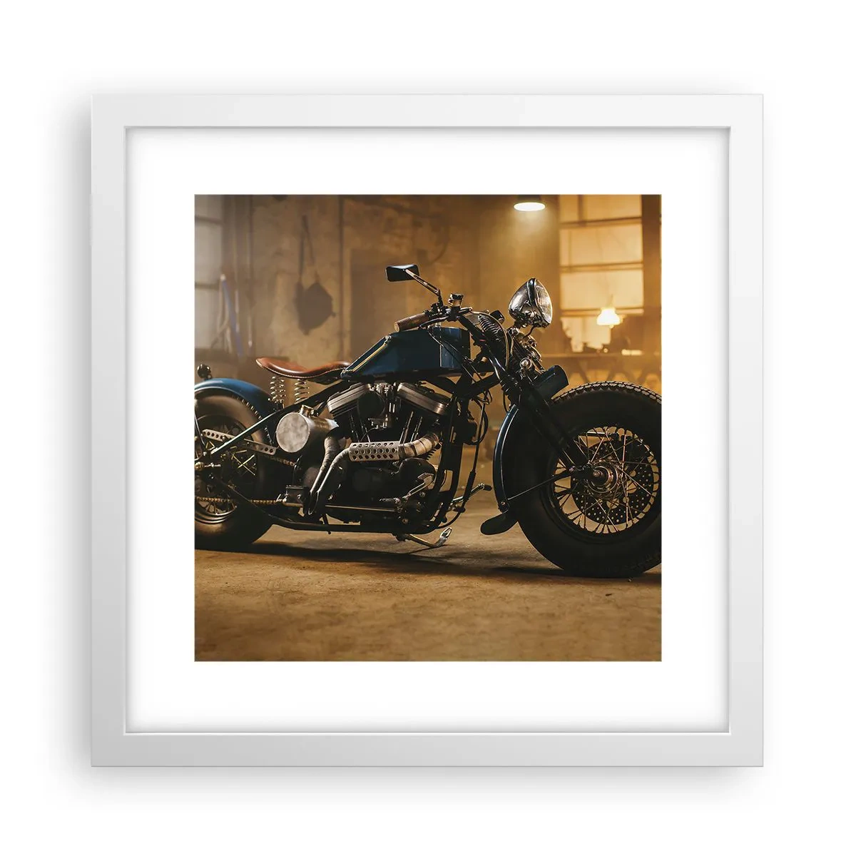 Poster in cornice bianca - Posso tutto - 30x30 cm