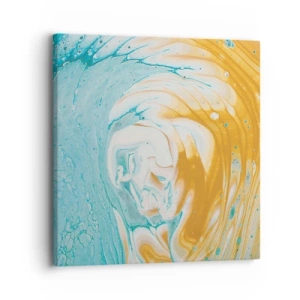 Quadro su tela - Stampe su Tela - Vortice pastello - 30x30 cm