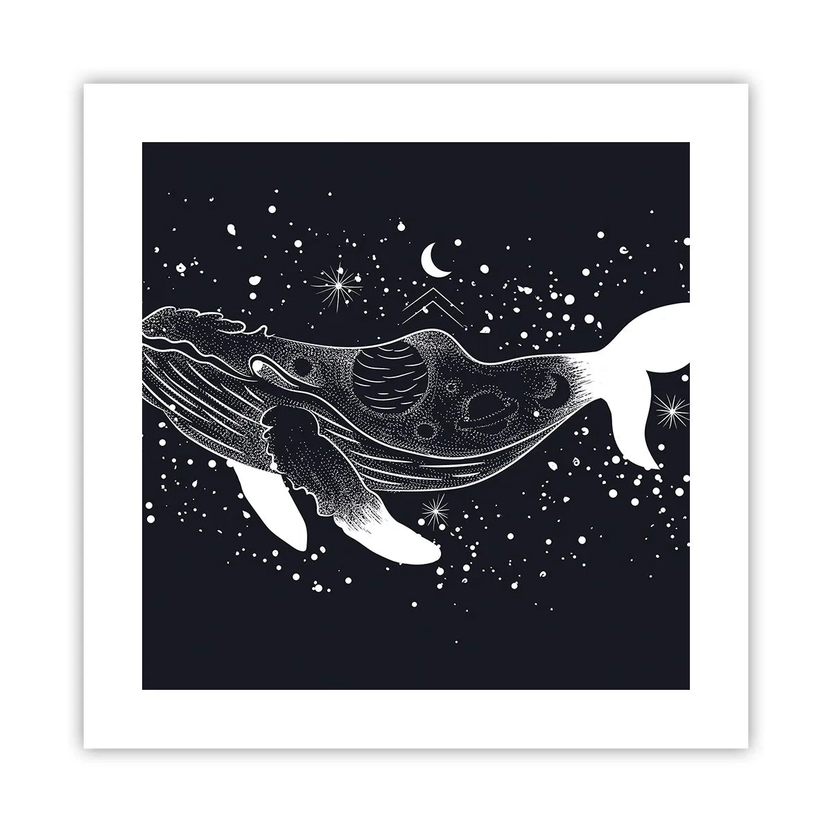 Poster - Nell'oceano dell'universo - 40x40 cm