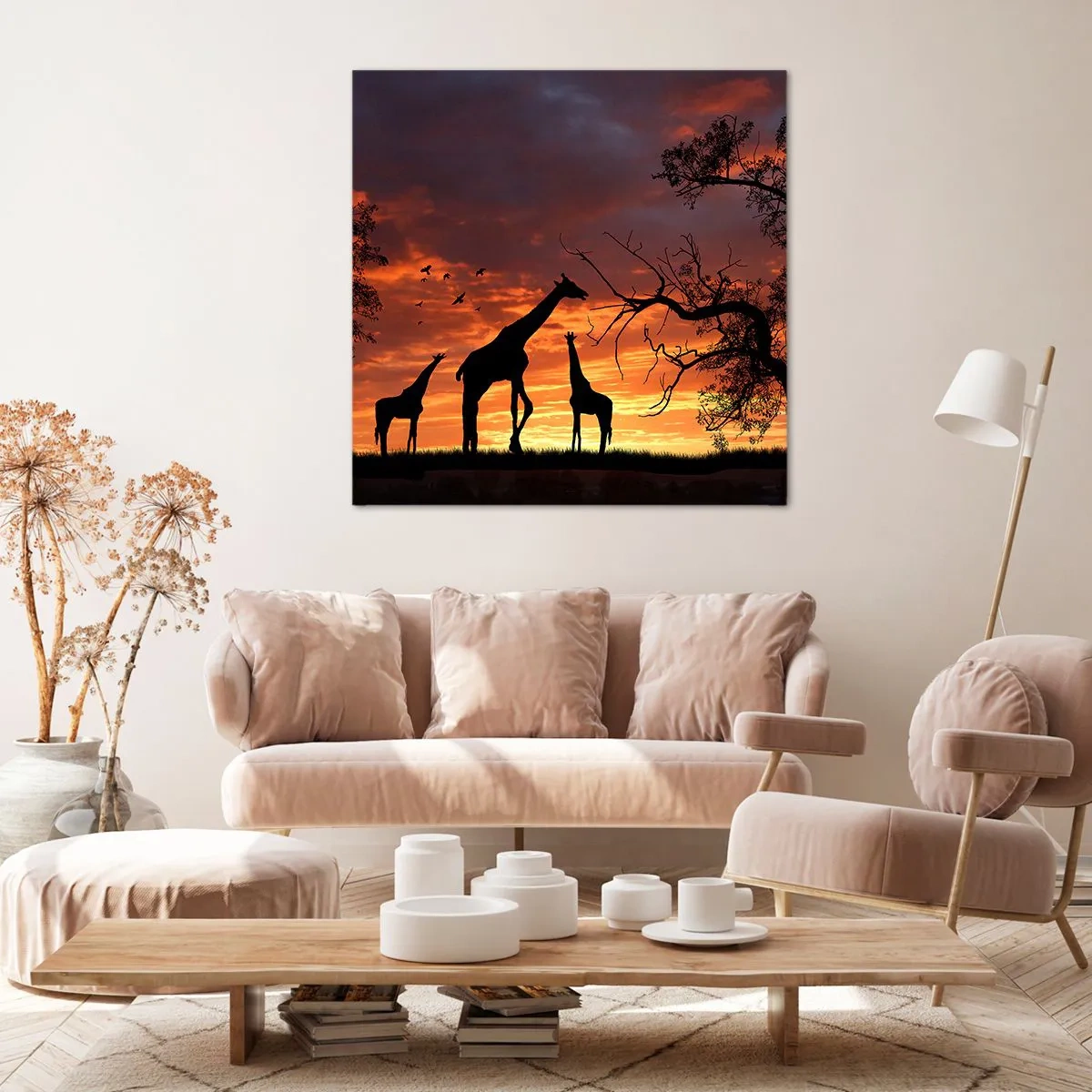 Quadro su tela - Stampe su Tela - Piccola cena tra amici - 40x40 cm