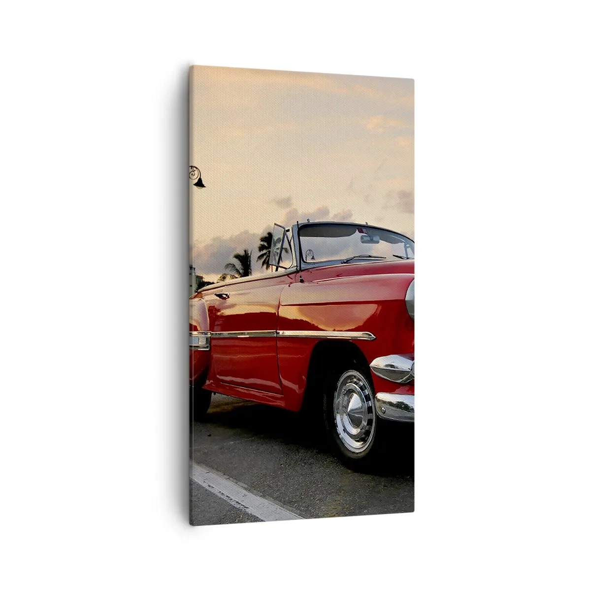 Quadro su tela - Stampe su Tela - Il calore rosso dei tropici - 55x100 cm