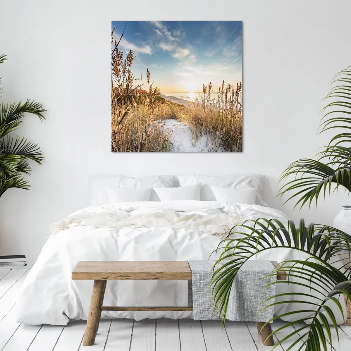 Quadro su tela - Stampe su Tela - Spiaggia del nord - 30x30 cm