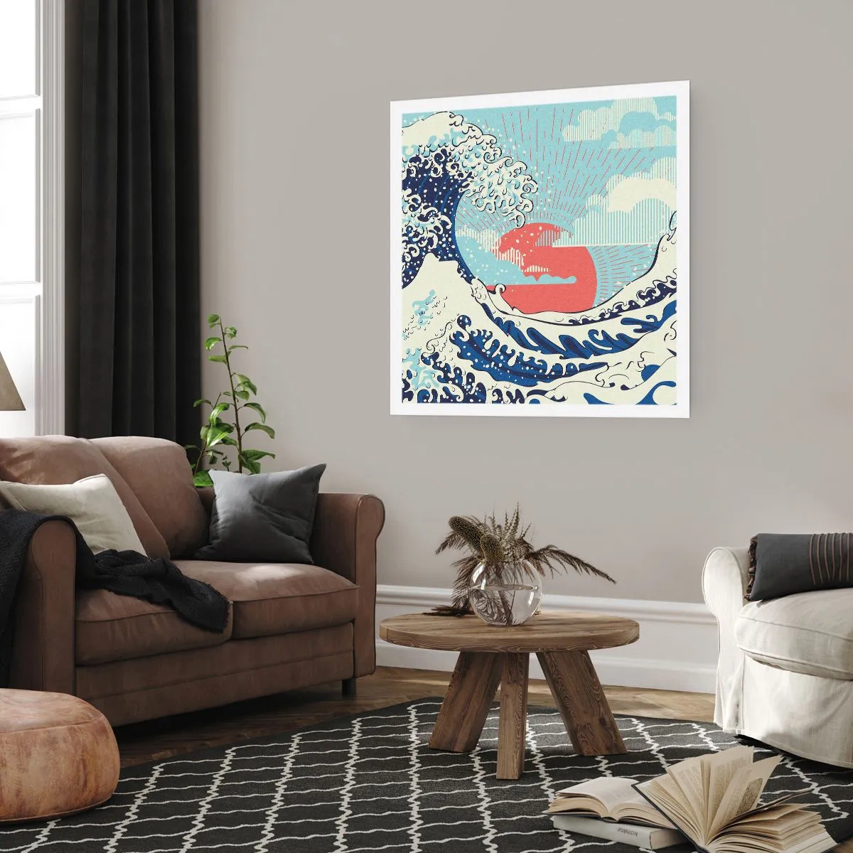 Poster - Di ispirazione giapponese - 50x50 cm