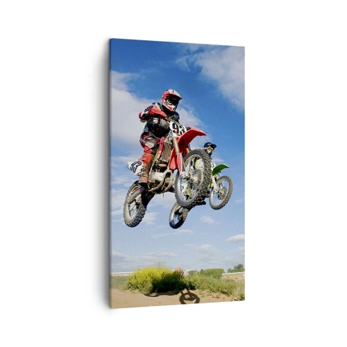 Quadro su tela - Stampe su Tela - Saltando sotto il cielo - 45x80 cm