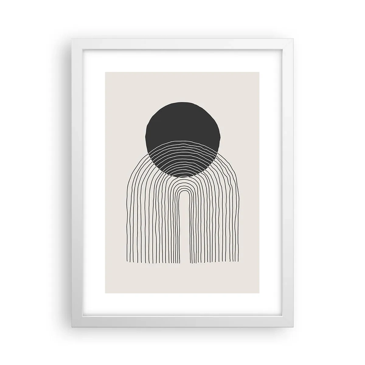 Poster in cornice bianca - Tremore e fiducia - 30x40 cm