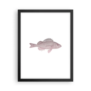 Poster in cornice nera - Il pesce dagli occhi enormi - 30x40 cm