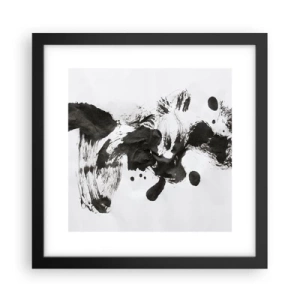 Poster in cornice nera - C'è un senso nella follia? - 30x30 cm