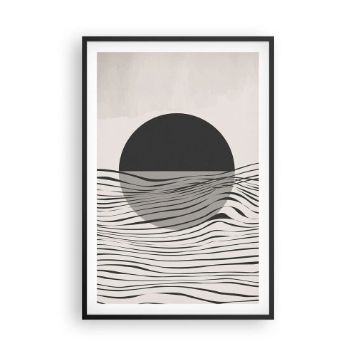 Poster in cornice nera - Composizione a metà - 61x91 cm