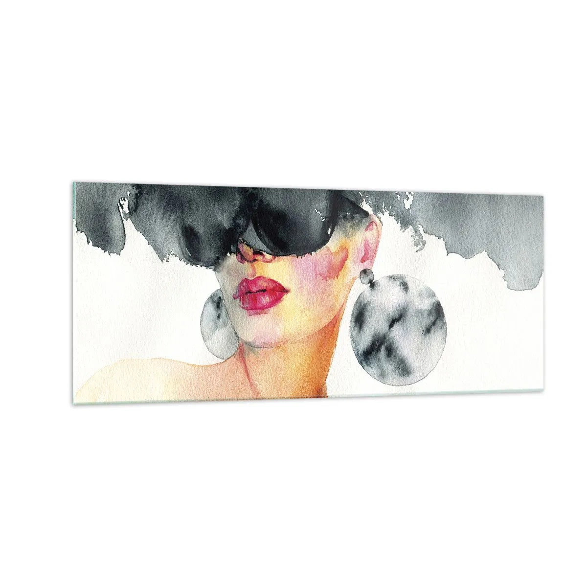 Quadro su vetro - Il segreto dell'eleganza - 100x40 cm