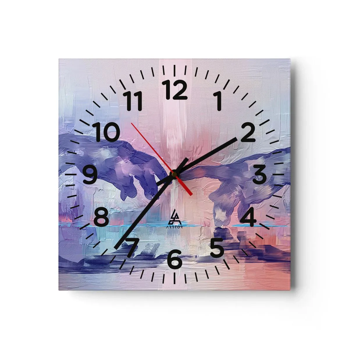 Orologio da parete - Orologio in Vetro - La scintilla divina della vita - 40x40 cm
