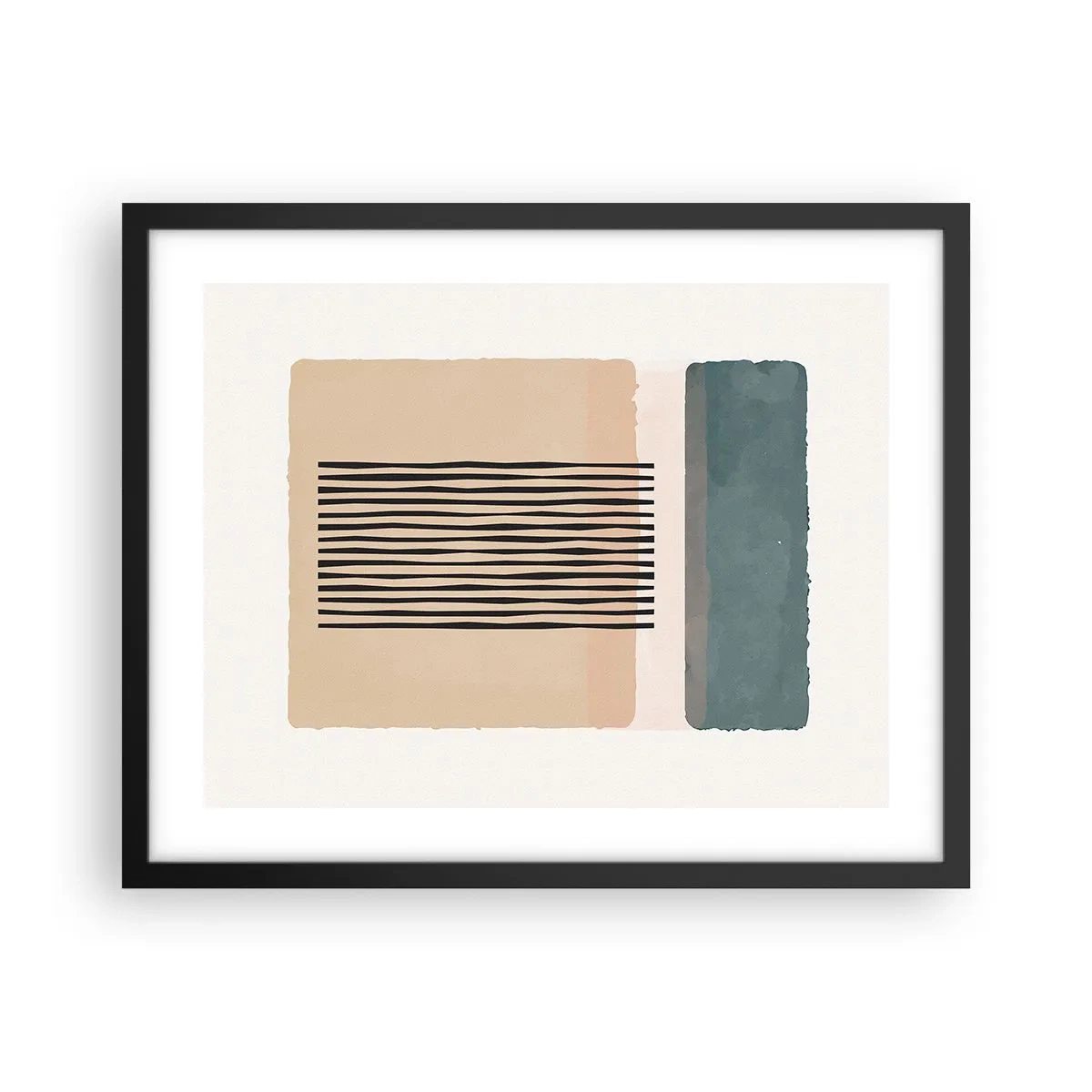 Poster in cornice nera - Tutto a posto - 50x40 cm