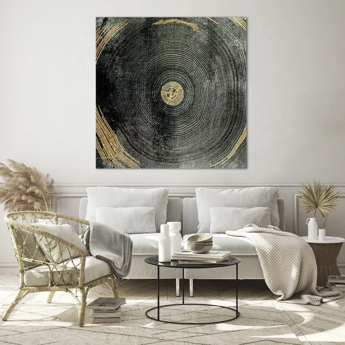 Quadro su vetro - Cambiamento e persistenza - 60x60 cm