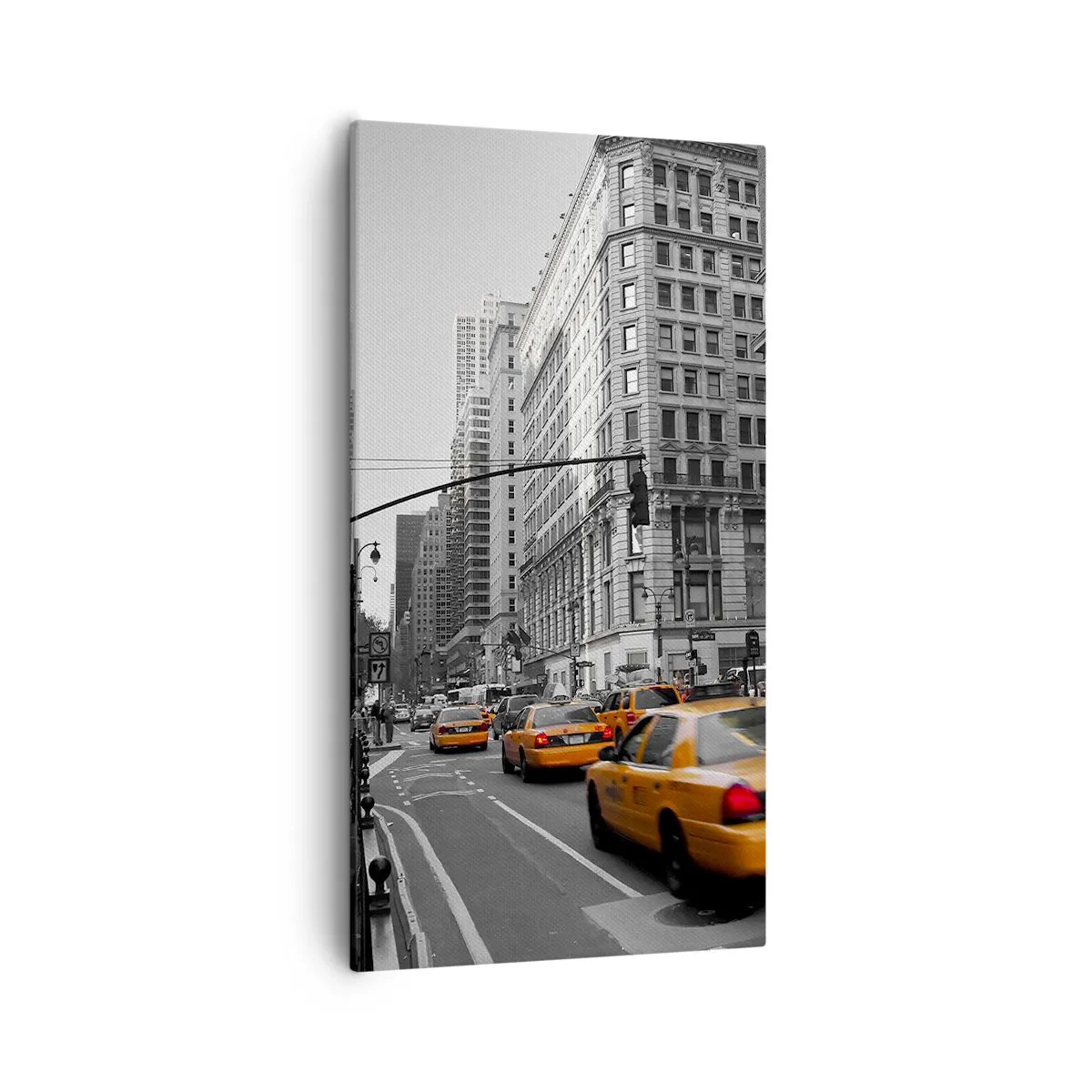 Quadro su tela - Stampe su Tela - Il sole della grande città - 55x100 cm