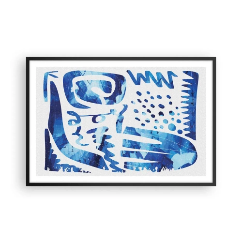 Poster in cornice nera - Ritorno alle radici - 91x61 cm