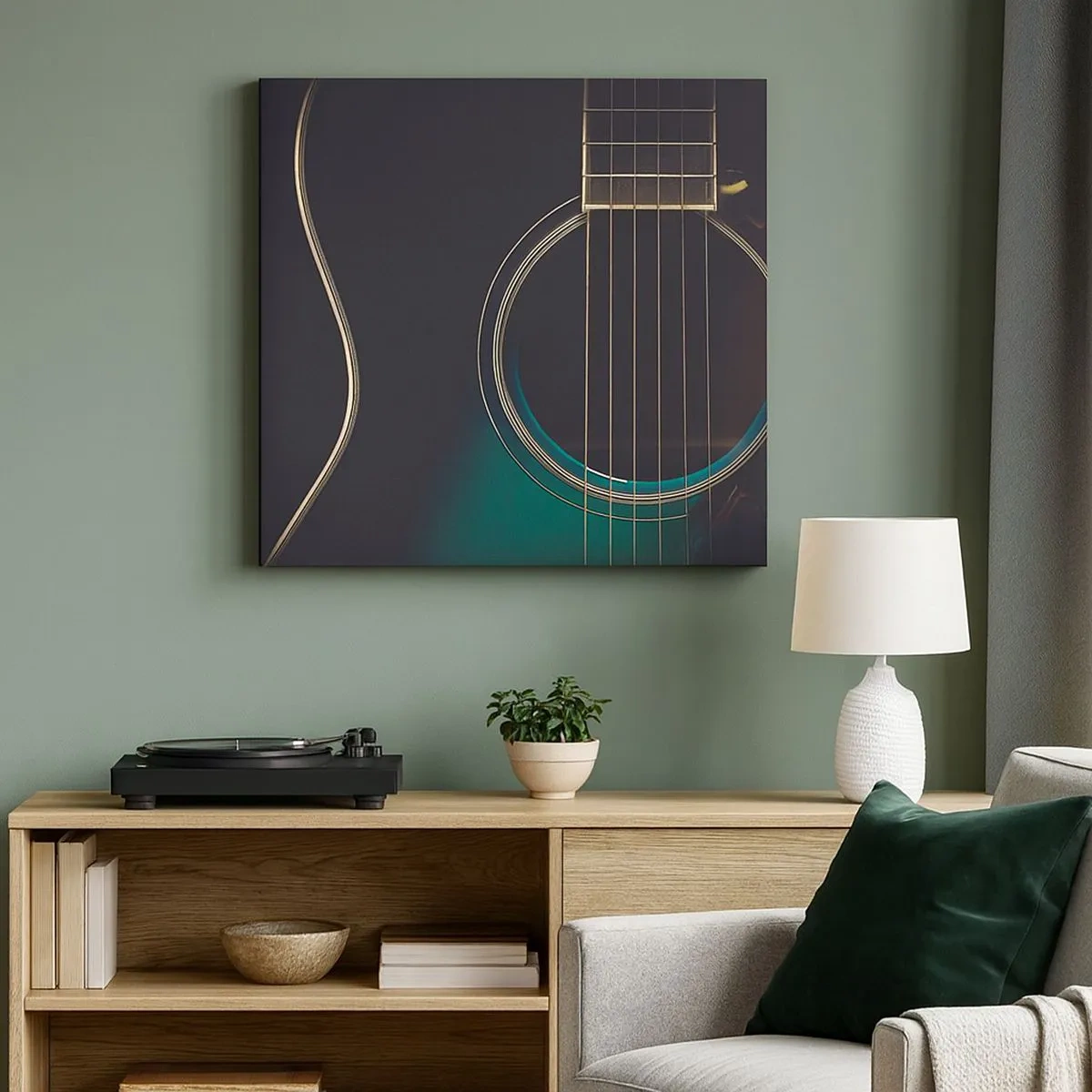 Quadro su tela - Stampe su Tela - L'attimo prima del suono - 30x30 cm