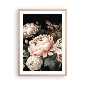 Poster in cornice rovere chiaro - In stile barocco - 50x70 cm