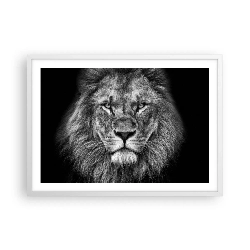 Poster in cornice bianca - Nell'abito dell'incoronazione - 70x50 cm