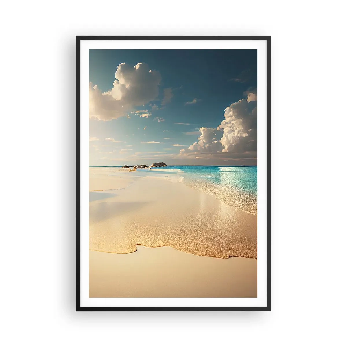 Poster in cornice nera - Giornata ideale - 70x100 cm