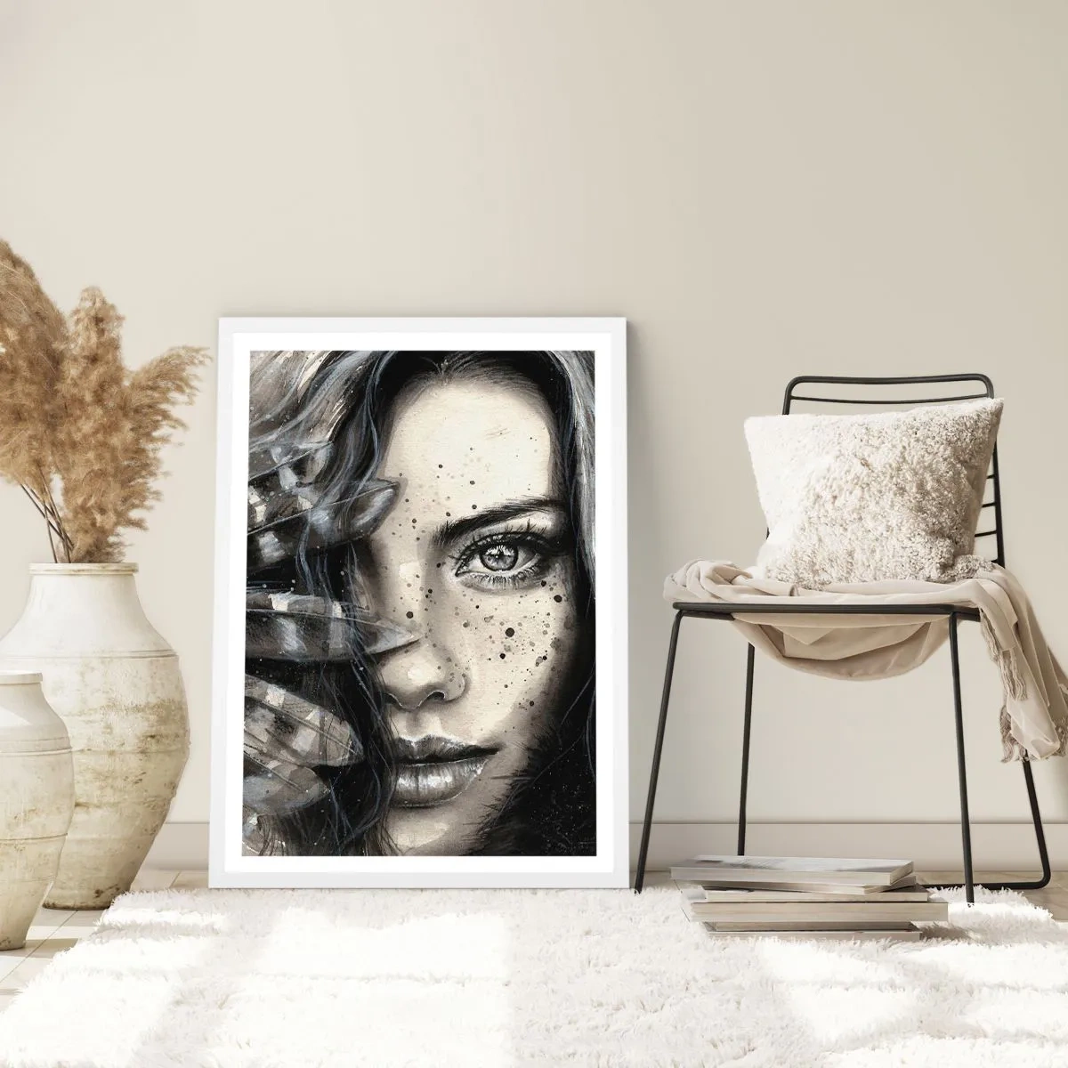 Poster in cornice bianca - Bellezza selvaggia - 61x91 cm