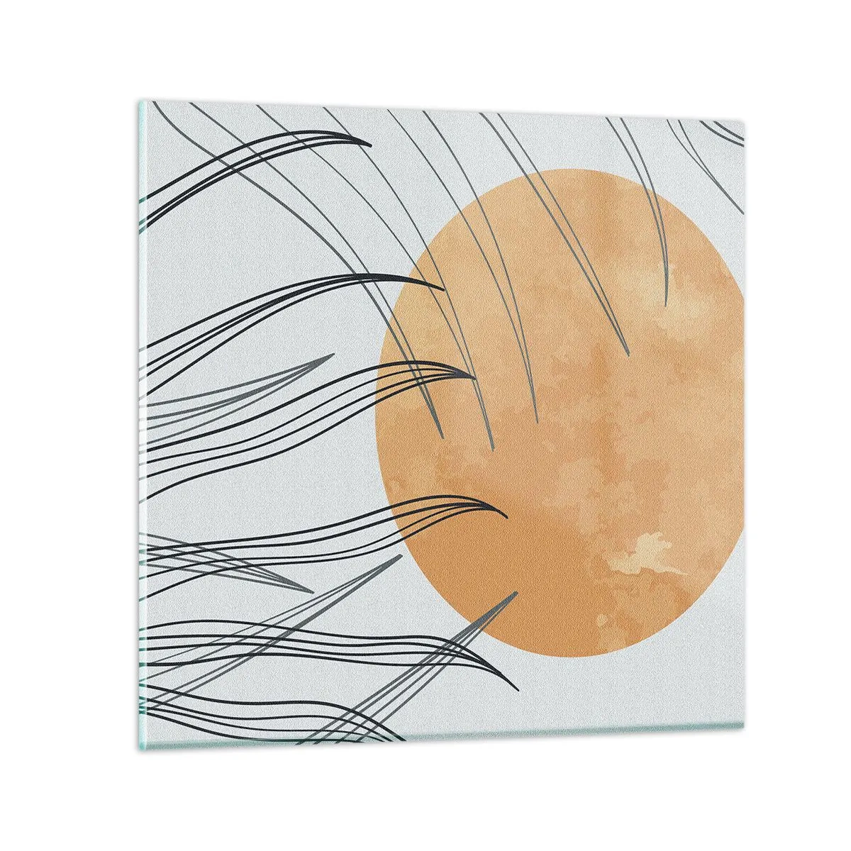 Quadro su vetro - Sempre verso il sole - 40x40 cm