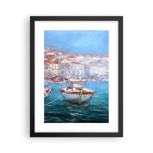 Poster in cornice nera - Golfo italiano - 30x40 cm