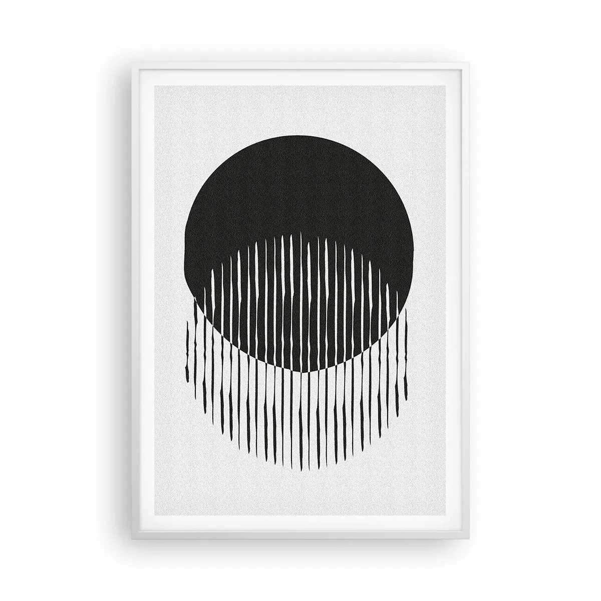 Poster in cornice bianca - Il suo alter ego - 70x100 cm
