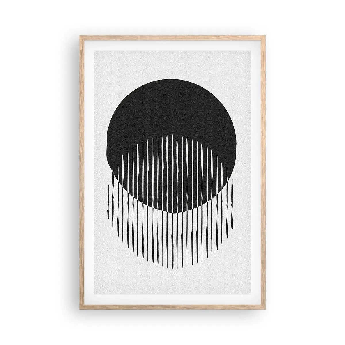 Poster in cornice rovere chiaro - Il suo alter ego - 61x91 cm