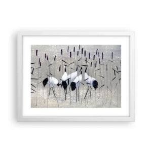 Poster in cornice bianca - Tra i suoi - 40x30 cm