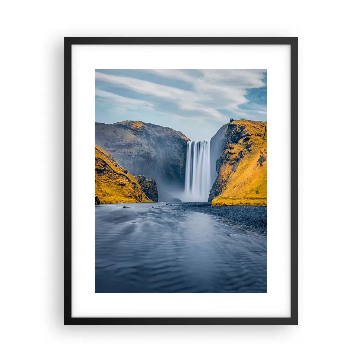 Poster in cornice nera - Durata eterna, movimento eterno - 40x50 cm