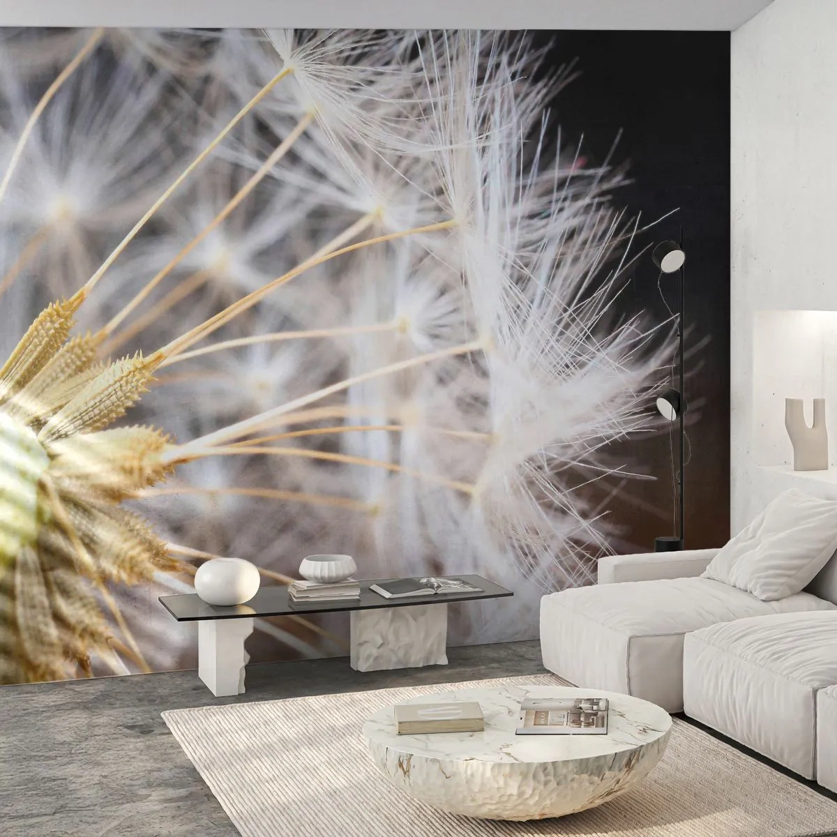 Fotomurali Premium Sand - Subito prima del decollo - Fiore, Pianta, Natura - 250x175 cm