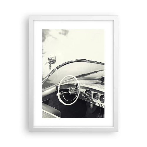 Poster in cornice bianca - Il ricco e il povero - 30x40 cm